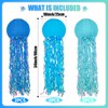 Hanging Jelly Fish Decoration, Blue Jellyfish Paper Lanterns - Jellyfish