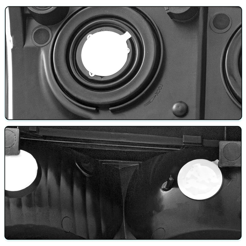 TUSDAR 4 PCS Fits for 2003-2006 Chevy Silverado Avalanche Headlights