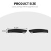 JeCar Side Mirror Turn Signal Light Trim Covers Smoked Blinker