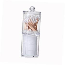 Ipetboom Cotton Swab Box Case Makeup Pads Holder Cotton Pad Organizer Reusable Makeup Remover Tidy Storage