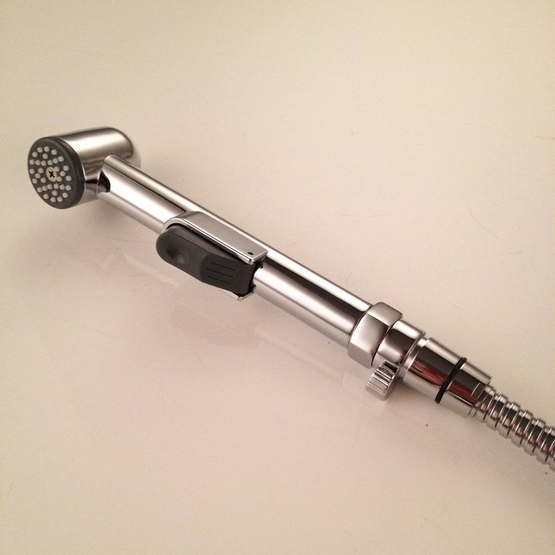 XVL Shower Head Shut-Off Valve Solid Brass 2 Pieces, Brushed