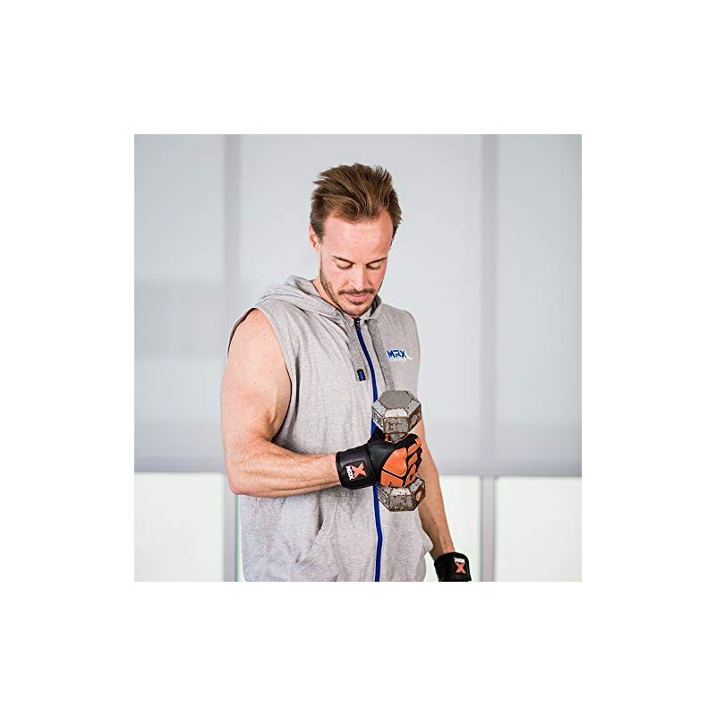 MRX Weight Lifting Pro Level Gloves with 18 Inches Long