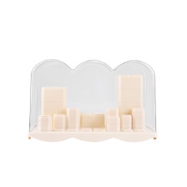 Clear Acrylic Display case for Collectibles and Figures,Stackable Storage Display Box with lid,,Compatible with Most mini Collectible Figures and Designer Toys(Includes Storage Box and DIY Module)