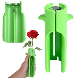 Rose Thorn Stripper Tool, Spring Loaded Quick Thorn & Leaf Remover, Easy Grip Plastic Gardening Tool for Florists and DIY Flower Arrangements