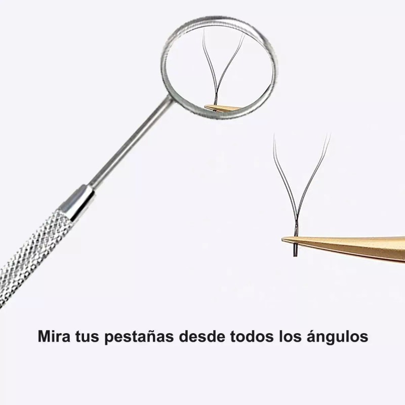 Eyelash Art Espejo Para Extensión De Pestañas Mink 1x1 Belleza