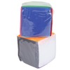 2pcs DIY Education Playing Game Dice with Clear Pocket Early