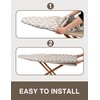 SUNKLOOF Extra Thick Ironing Board Cover and Pad, Resist Scorching