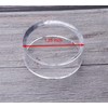 sowaka 9 Pcs Display Stands Acrylic Clear Small Round Baseball