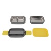 Lunch Box Double Layer Microwave Safe Leakage Proof Stainless Steel