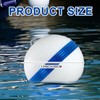 Tellegloww Moor Mooring Buoy for Boat White 12 Ball with
