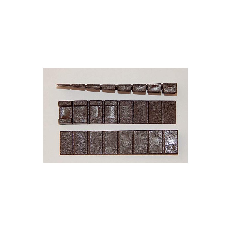 Furniture Wedges/Wheel Chocks, Plastic with 7 Breaking Points (Pack of