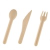Eco-Friendly Disposable Cutlery set (125 pack)- Made from recycled paper.