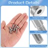 sourcing map 6Pcs 304 Stainless Steel Shoulder Bolt 5mm Shoulder