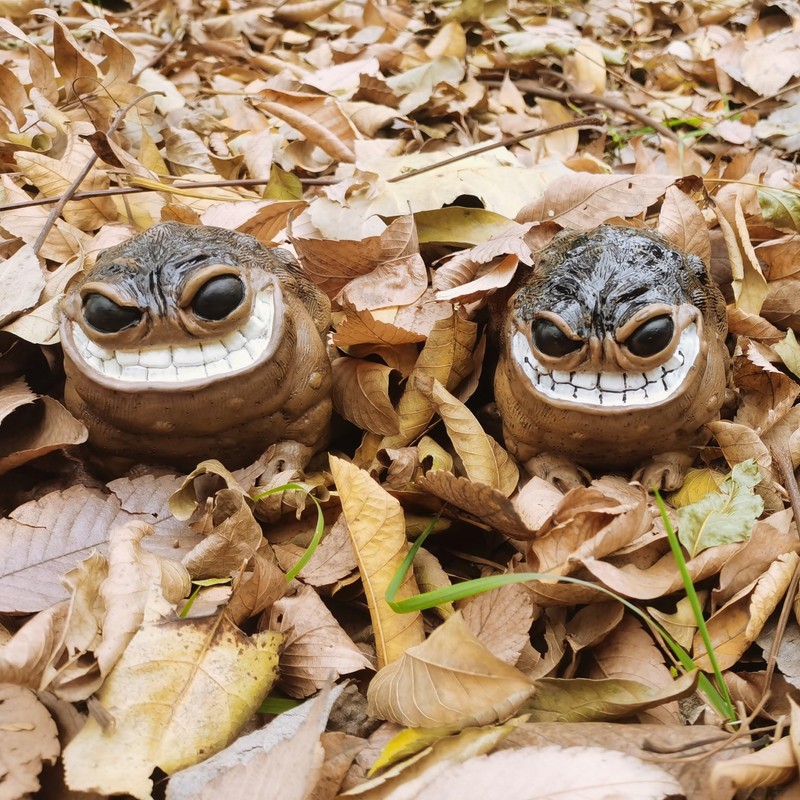 MOLMH Weird Ugly Funny Monster Frog Obese Toad Garden Accessories