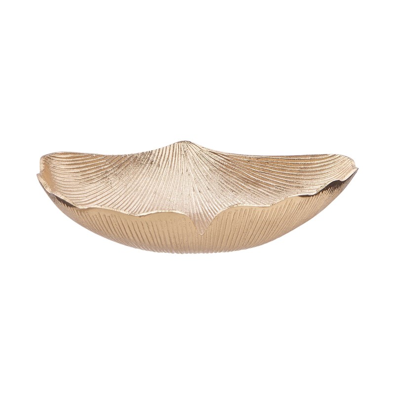 BUTLERS Golden Nature Decorative Bowl Gingko Leaf W 26 x