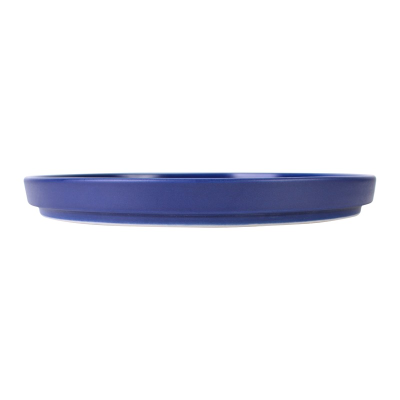 222 Fifth Kaden 12-Piece Blue Porcelain Dinnerware Set – Service