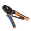 AISENS A142-0311 RJ10/RJ11/RJ12/RJ45 Ratchet Crimping Pliers - Black