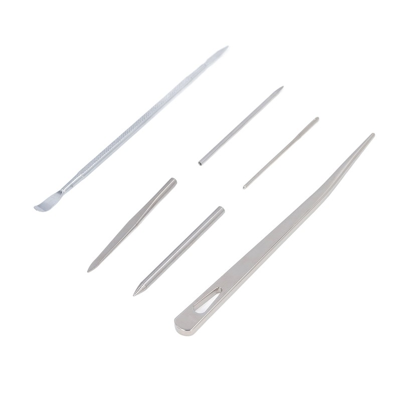 6PCS Paracord Stitching Set Stainless Steel Lacing Needles Smoothing Tool