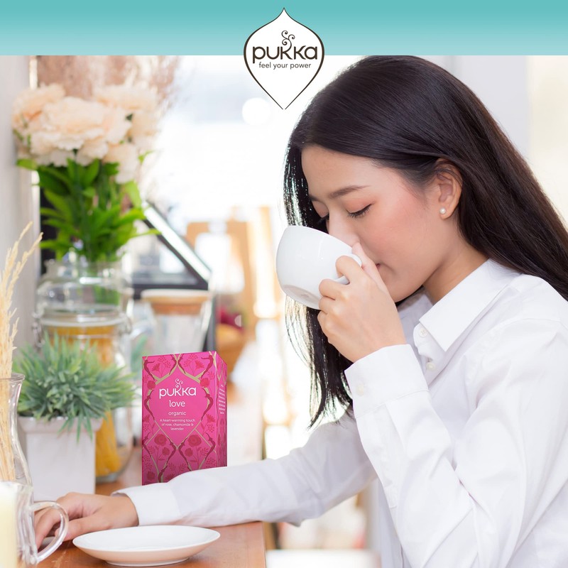 (Pack Of 4) - Organic Love Rose & Chamomile Herbal