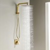 Brushed Gold Shower System with 10Inch Rain Shower Heads with
