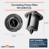 US-Based Supplier – W11084156 Circulating Pump Filter replaces W10713298 Compatible
