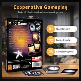 PANDASAURUS GAMES | The Mind - Epic Quest Card Game | UK Version | Family Travel & Party Game | Fun Card Games for Adults, Teens & Kids | Ages 8+ | 2-4