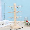 CTForest Glasses Stand, Sunglasses Stand, Wooden Glasses Holder, Suitable for
