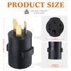NEMA 10-50P to 14-30R 50Amp to 30Amp Dryer Adapter 3