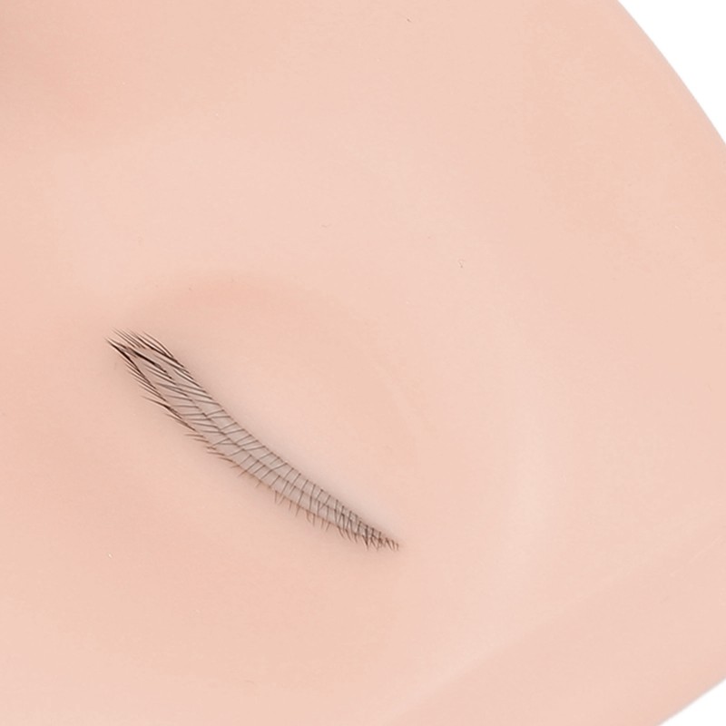 Lash Mannequin Head Elastic Realistic 3 Layer Lashes Eyelash Mannequin