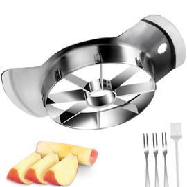 Apple Slicer, ARRITZ Stainless-Steel Apple Cutter 8 Slices, Sharp Blade Apple Corer and Slicer
