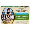 Season, Sardines, Skinless & Boneless in 100% Olive Oil, 4.375
