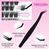 Self Adhesive Lash Clusters 156Pcs No Glue Needed Eyelash Clusters