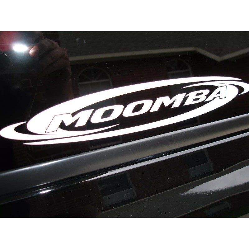 MOOMBA Boats WHITE Sticker DECAL for wakeboard