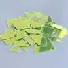 NUO RUI Neon Green Sew on Mirror Rhinestones, Crystal Sewing