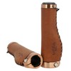 Gusti Phil A. Genuine Leather Handlebar Grip Bicycle Handle Brown