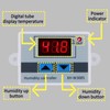 Fafeicy 220V XH-W3005 Digital Hygrometer Switch Controller Humidity Sensor, 0~99%