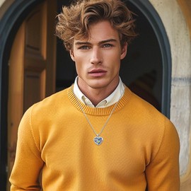 Hummingbird Picture Locket Necklace for Women Men - 925 Sterling Silver Pendant Hold 2 Photo Locket Love Heart Memorial Abalone Shell Jewelry for Her Him Female Male Daily Birthday Anniversary Lover