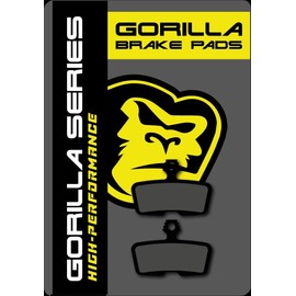 Gorilla Brakes SRAM Code R/RSC/DB8 Disc Brake Pads - Quiet Performance with Medium Wear Durability for E-Bike, MTB, Enduro, and Downhill Riding