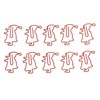 100pcs Santa Paper Clips Slip Resistance Cartoon Cute Lightweight Paperclips