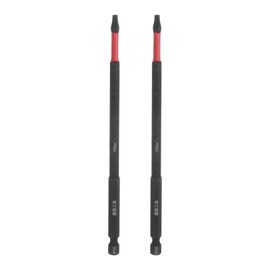 HARFINGTON 2pcs Impact Tough Torx Drill Bit T15 6" Length 1/4" Hex Shank S2 Steel Magnetic Insert Star 6 Point Head Screwdriver Bits