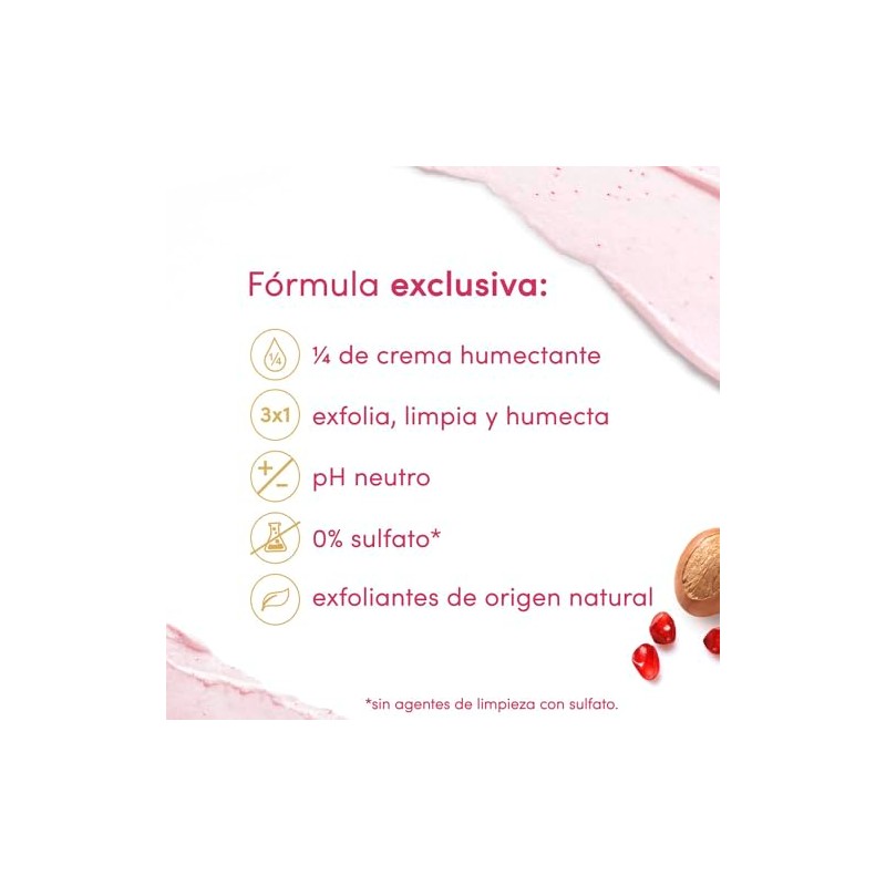 Dove Beauty Scrub Jabón Exfoliante Corporal Granada y Manteca de