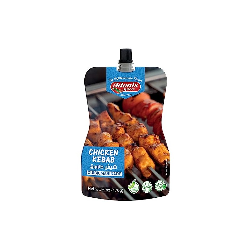Adonis - Chicken Kebab Quick Marinade, 6 oz (170g), Ready