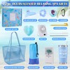 Vacation Essentials Ocean Relaxing Gifts Baskets with Beach Waterproof Blanket,