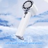 Portable Handheld Turbo Fan USB Rechargeable 14000RPM 100 Speed Quiet