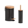 Zeller Present 18910 Cosmetic Bin 3 Litres Metal / Bamboo