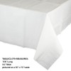 Trendware White Paper Tablecloths, 3 Count