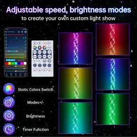 2pcs 4FT UTV Whip Lights for Side by Side, Spiral LED Whip Lights
