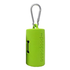 Metro Paws The Dog Waste Bag Dispenser & Holder, Bag Holder With 20 Bags for Leash, USA Made Plant-Based Dog Walk Accessory - Lime