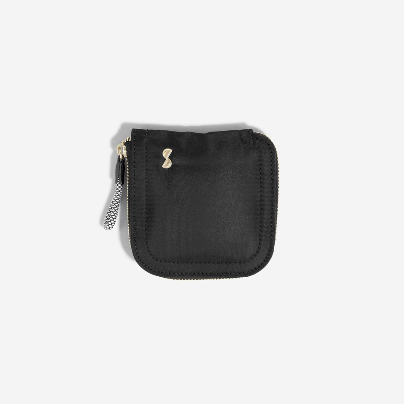 Stackers Recycled Nylon Jewellery Roll - Black