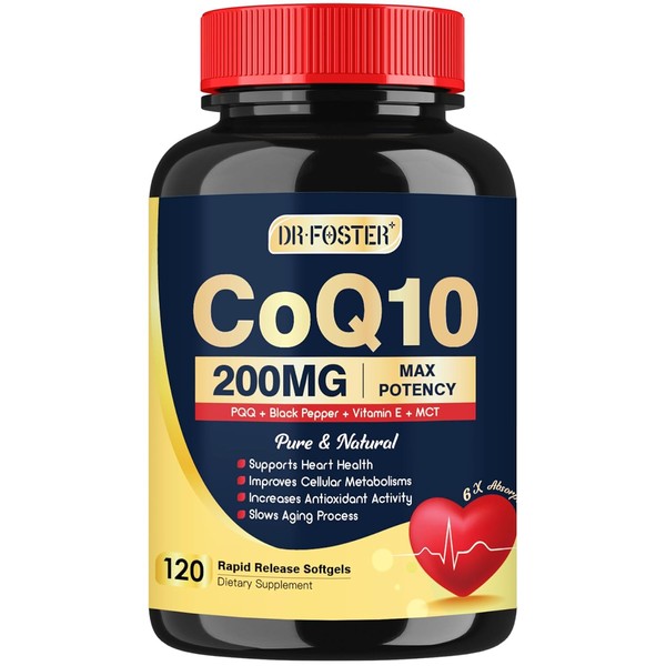 BANYCE CoQ10 200mg Softgels with Vitamin E Omega 3-6-9 PQQ